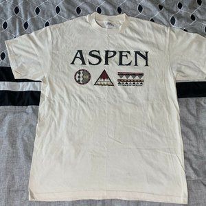 Vintage Aspen Colorado 1992 T-Shirt Single Stitch